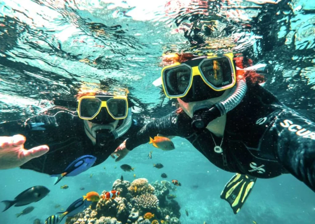 snorkeling in nusa penida