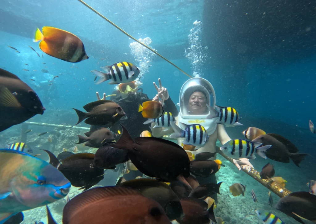 nusa penida activity - sea walker (1)