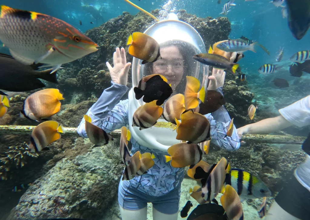 nusa penida activity - sea walker (3)